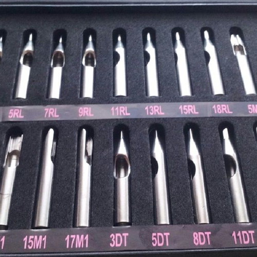 Set of 22 Professional Tattoo Tips Stainless Surgical Steel 304