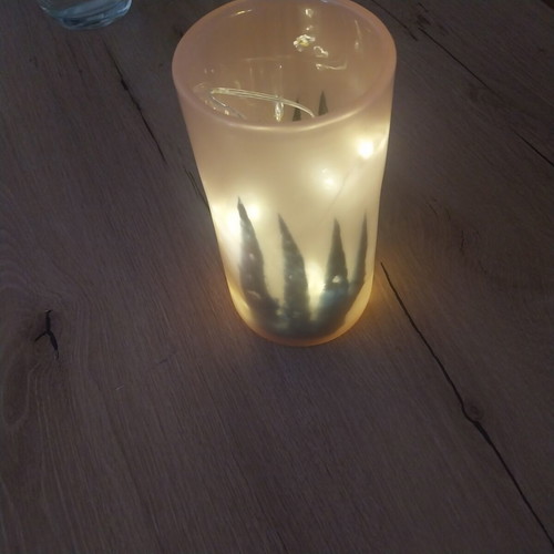 Decorated Vase for Johansfors like new by Ingegerd Raman