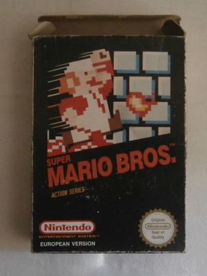 Super Mario Bros Nintendo NES μεταχειρισμένο με αγγλικές οδηγίες