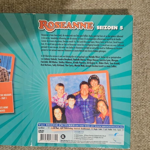 Roseanne Season 5 Netherlands edition DVD used without Greek subtitles