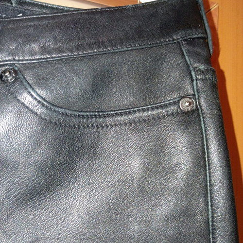 Guess leather trousers size S like new, black
