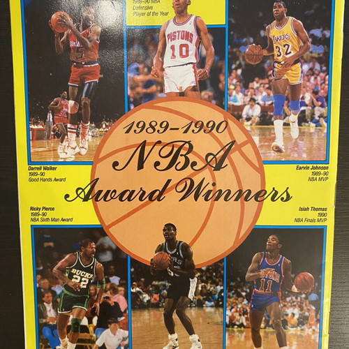 Panini NBA 1990-91 sticker album with complete set