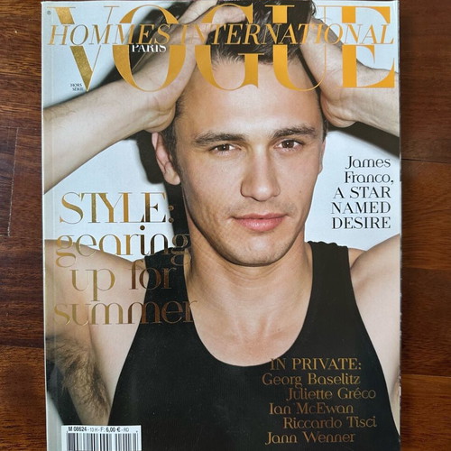 James Franco magazine pack like new, 2 English and 1 Greek