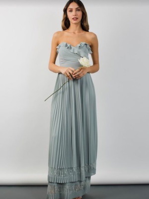 Tfnc London μάξι strapless φόρεμα καινούργιο με καρτελάκι