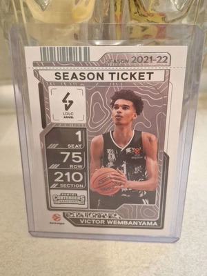 Panini EuroLeague Season Ticket 2021-22 κάρτα Victor Wembanyama
