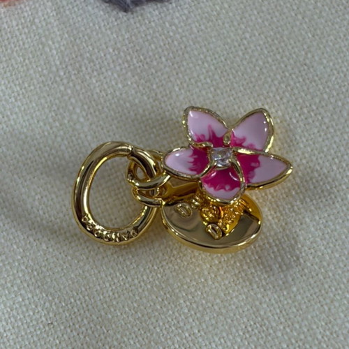 Pandora Moana flower charm pendant, gold