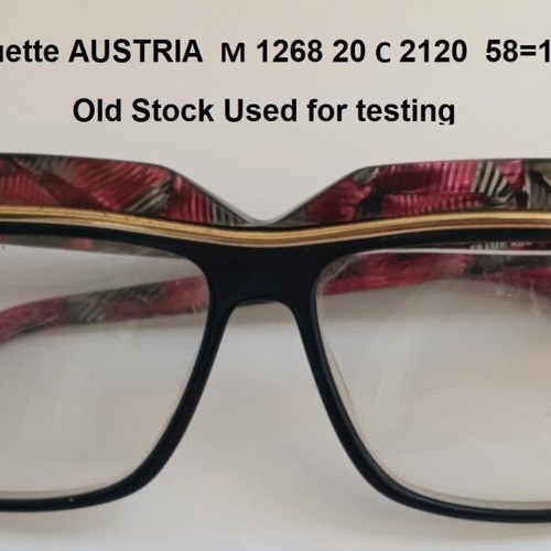 Silhouette Austria M 1268 20 C 2120 eyeglass frame like new, colorful