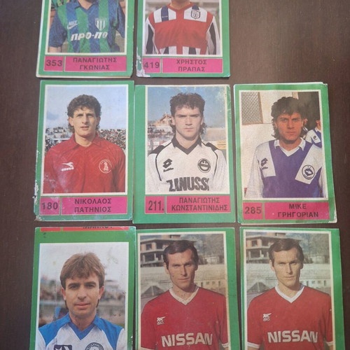Football 1992 Carousel stickers used