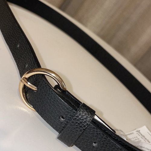 Women's thin black belt new