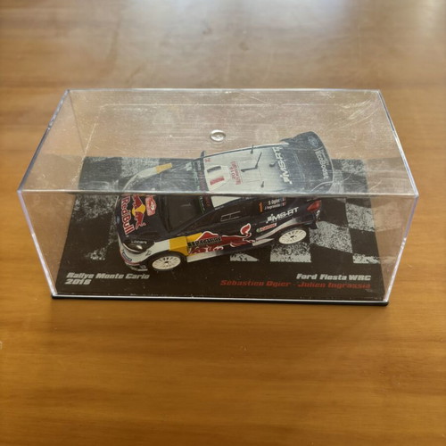 Ford Fiesta WRC Ogier 1/43 model used, missing left mirror