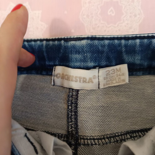 Mayoral denim shorts for girl with long denim gift