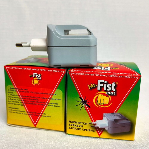 Set of 2 Mr Fist electric insect repellent for liquid and tablets