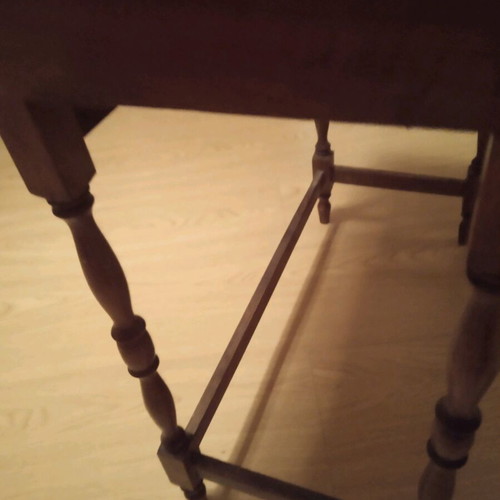 Vintage table used, 55×35 cm, height 54 cm