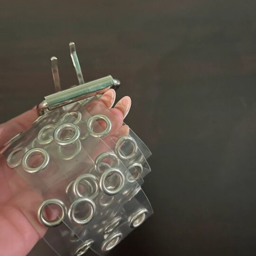 Bershka transparent belt like new, adjustable