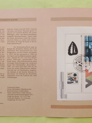 German 1997 stamp with Bonn first day cover postmark