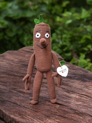 The Stick Man fabric doll 30 cm new, hypoallergenic cotton yarn