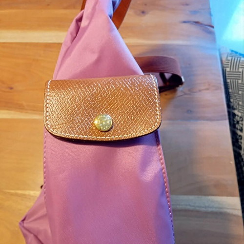 Longchamp Pliage υφασμάτινη τσάντα χιαστί καινούρια, μωβ