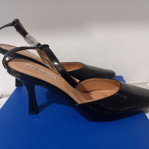 Mules black with square toe new, Malien