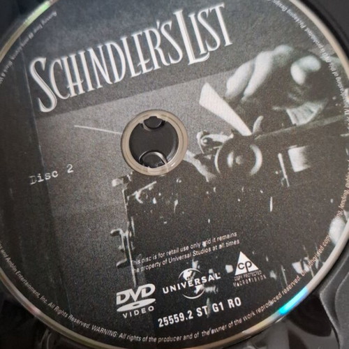 Schindler's List DVD με ελληνικούς υπότιτλους, 2 DVD