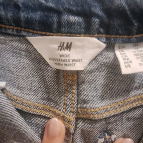 Teen denim H&M 152 like new, blue