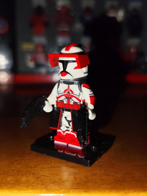 Commander Fox (Phase 1) Lego minifigure, Star Wars