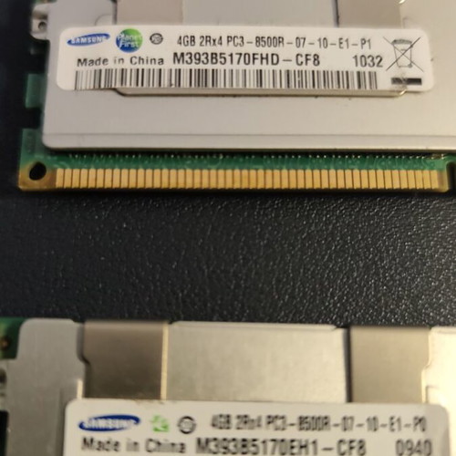 DDR3 Server memory like new 4GB x 2