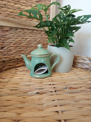Blue Watering Can Wax Burner new