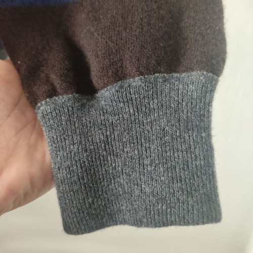 Ferrante striped pullover 100% merino wool like new, M/L