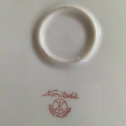 Noritake plate vintage used from Japan