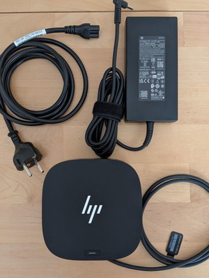 HP G5 USB-C Docking Station, black, 4K support