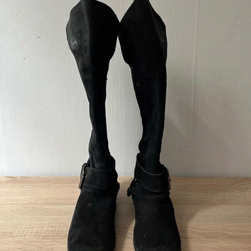 Replay suede leather boots used, size 38, black