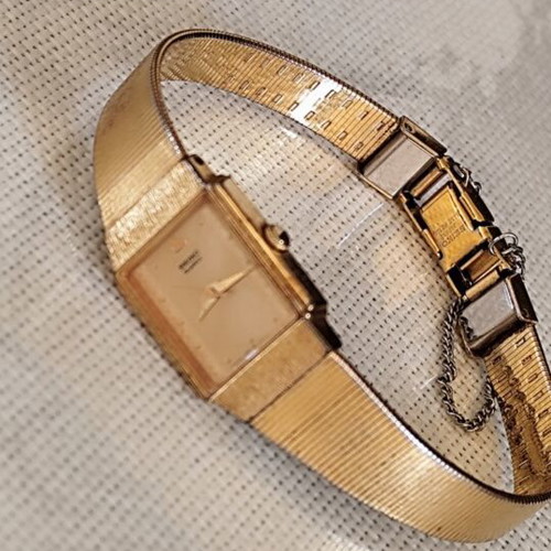 Seiko Quartz Lassale vintage ladies' watch, gold tone, NOS