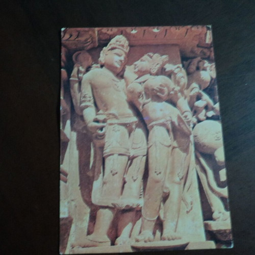 Erotic cards used, set of 5 from Indian erotic temple