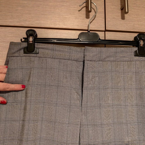 Zara women's gray checkered suit like new, size M