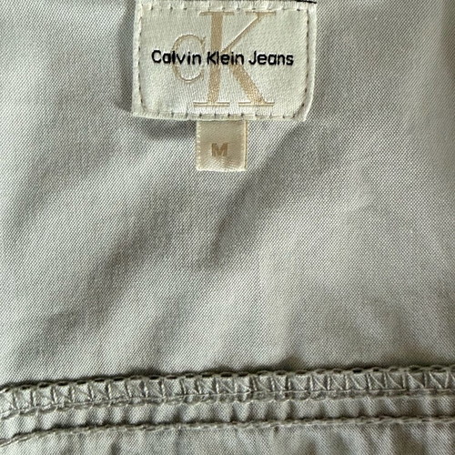 Calvin Klein jacket like new, cotton spring silver