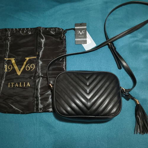 Versace 1969 shoulder bag black like new leatherette