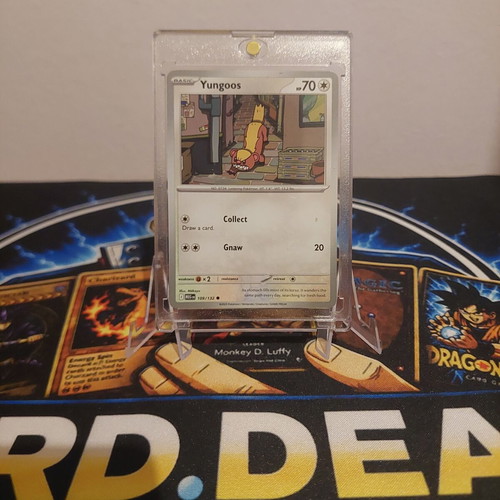 Yungoos Pokémon card like new