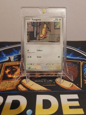 Yungoos Pokémon card like new