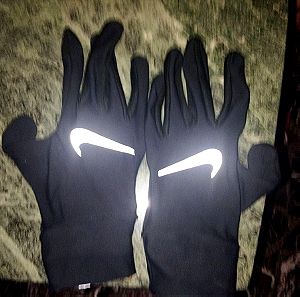 Nike γάντια reflective καινούργια medium