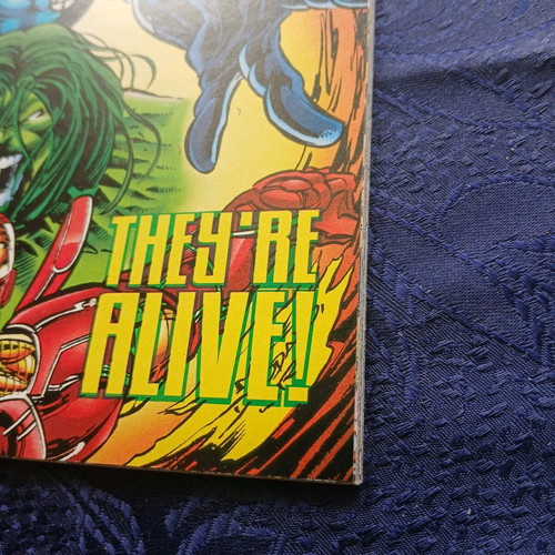Incredible Hulk #450 used with Peter David autograph, double issue