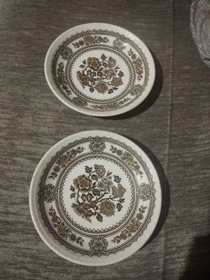 Wood and Sons small plates used, set of 2, 14 cm diameter