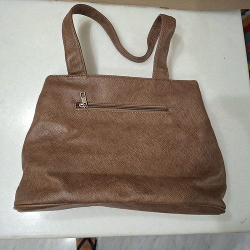 Women's shoulder bag, brown, new
