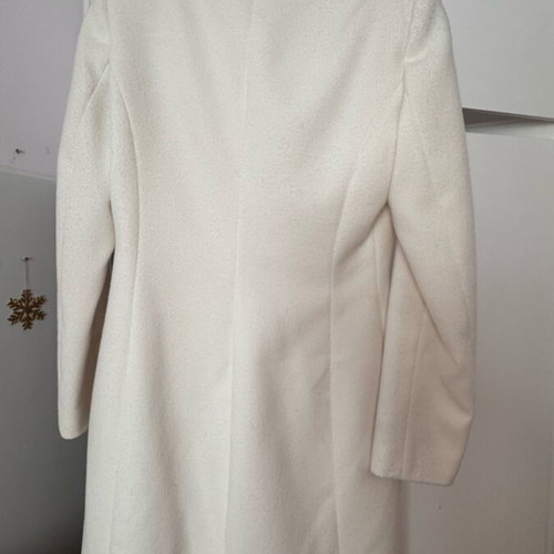 Thesis cream mid-length coat size S/M like new