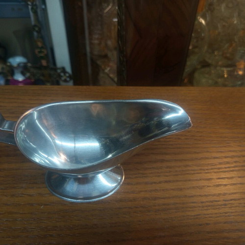 Inox sauce boat like new for dip or sauce