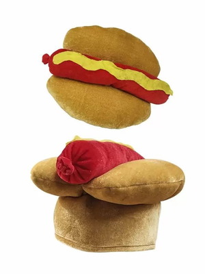 Hot Dog Hat 36x27cm new
