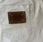 Dolce & Gabbana vintage jeans size 40 like new, white
