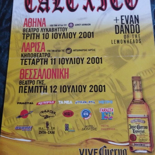 Calexico flyer 2001 used, Evan Dando Lemonheads