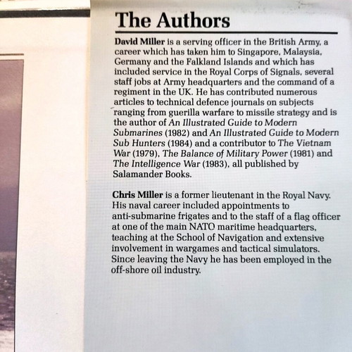 Modern Naval Combat encyclopedia like new, 1986, by David Miller and Chris Miller