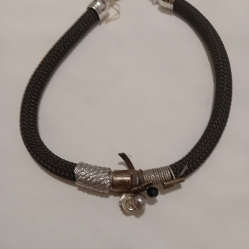 Necklaces pack of two with metal elements like new