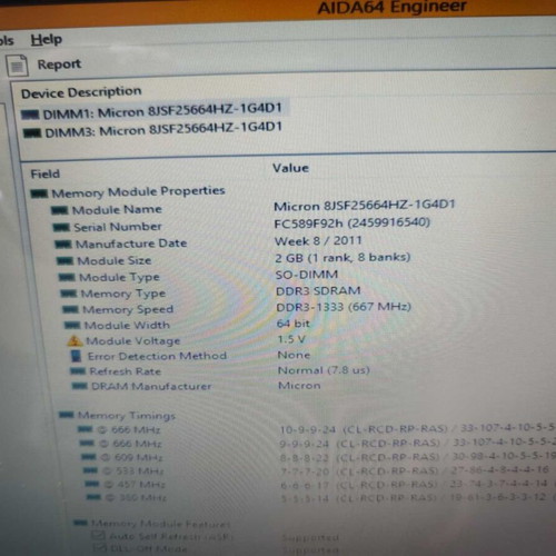 HP Pavilion dv7-3040ev 17.3" i7 4GB GT 230M laptop used for parts